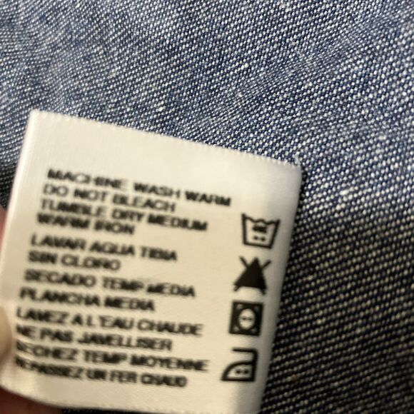 Dickies Bib Overalls Mens 40x30 Blue Denim Carpenter Workwear Utility Pockets - Picture 4 of 9